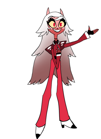 demon Emily from hazbin hotel